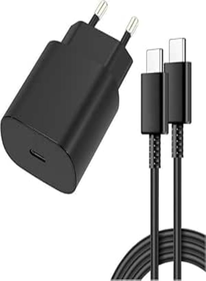 25W Phone Charger Without Cable Black